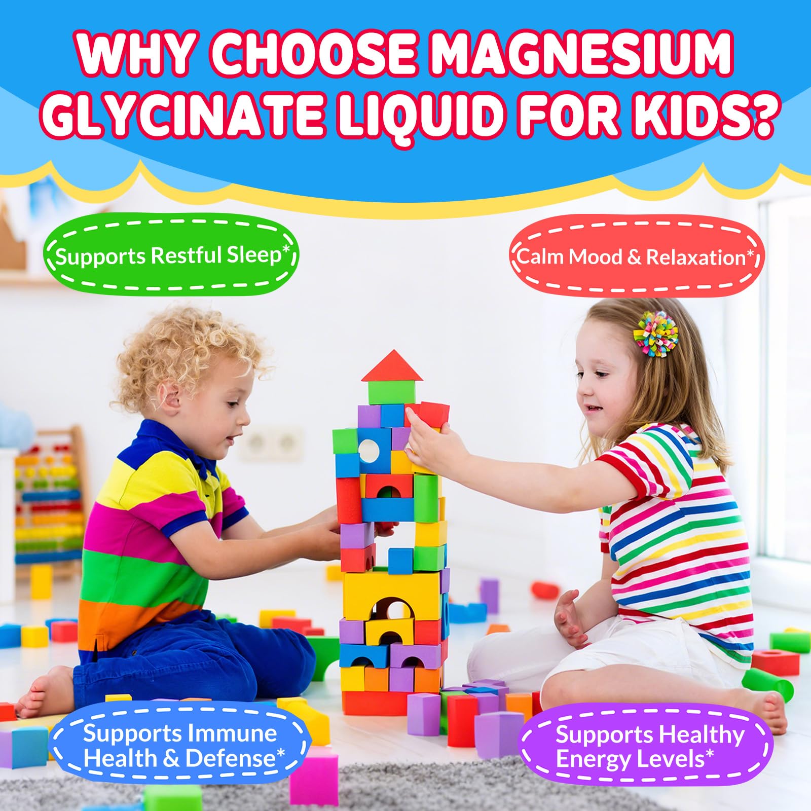 GZ HAOYUAN Magnesium Glycinate Liquid Drops for Kids dosage dropper