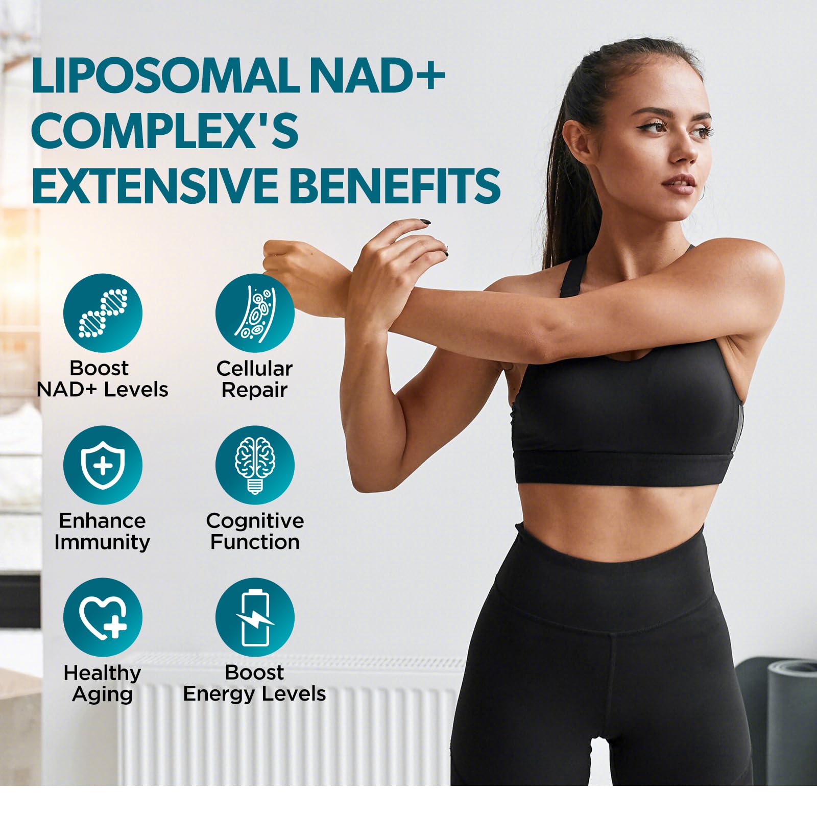 GZ HAOYUAN NAD+ Resveratrol Supplement 1200mg ingredients list