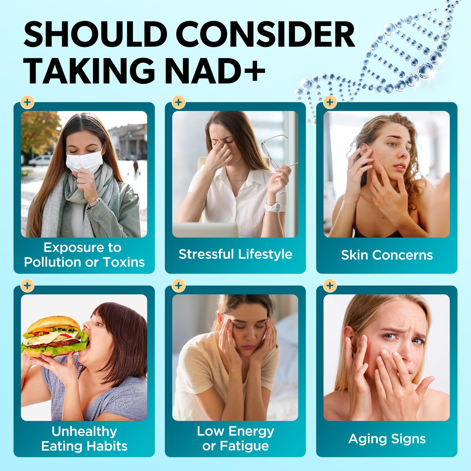 GZ HAOYUAN NAD+ Resveratrol Supplement 1200mg liquid drops