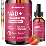 GZ HAOYUAN NAD+ Resveratrol Supplement 1200mg liquid drops front view