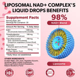 GZ HAOYUAN NAD+ Resveratrol Supplement 1200mg liquid drops lifestyle scene