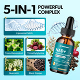 GZ HAOYUAN NAD+ Resveratrol Supplement 1200mg packaging