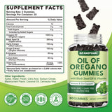 GZ HAOYUAN Oregano Oil Gummies bottle side view
