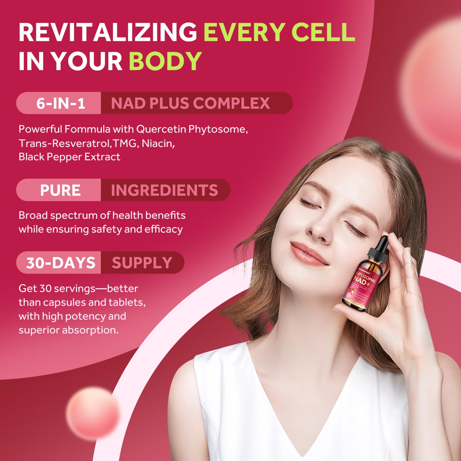 GZ HAOYUAN Resveratrol Liquid Supplement ingredients list