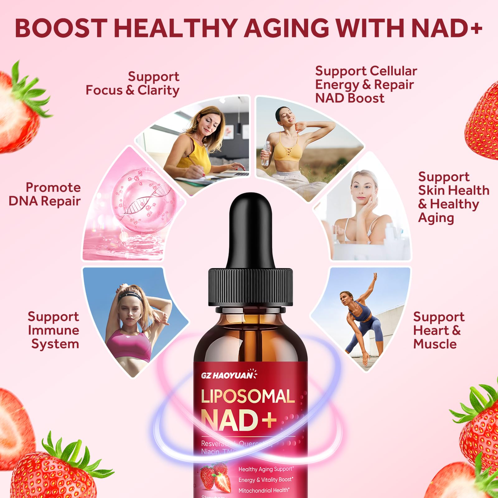 GZ HAOYUAN Resveratrol Liquid Supplement packaging details