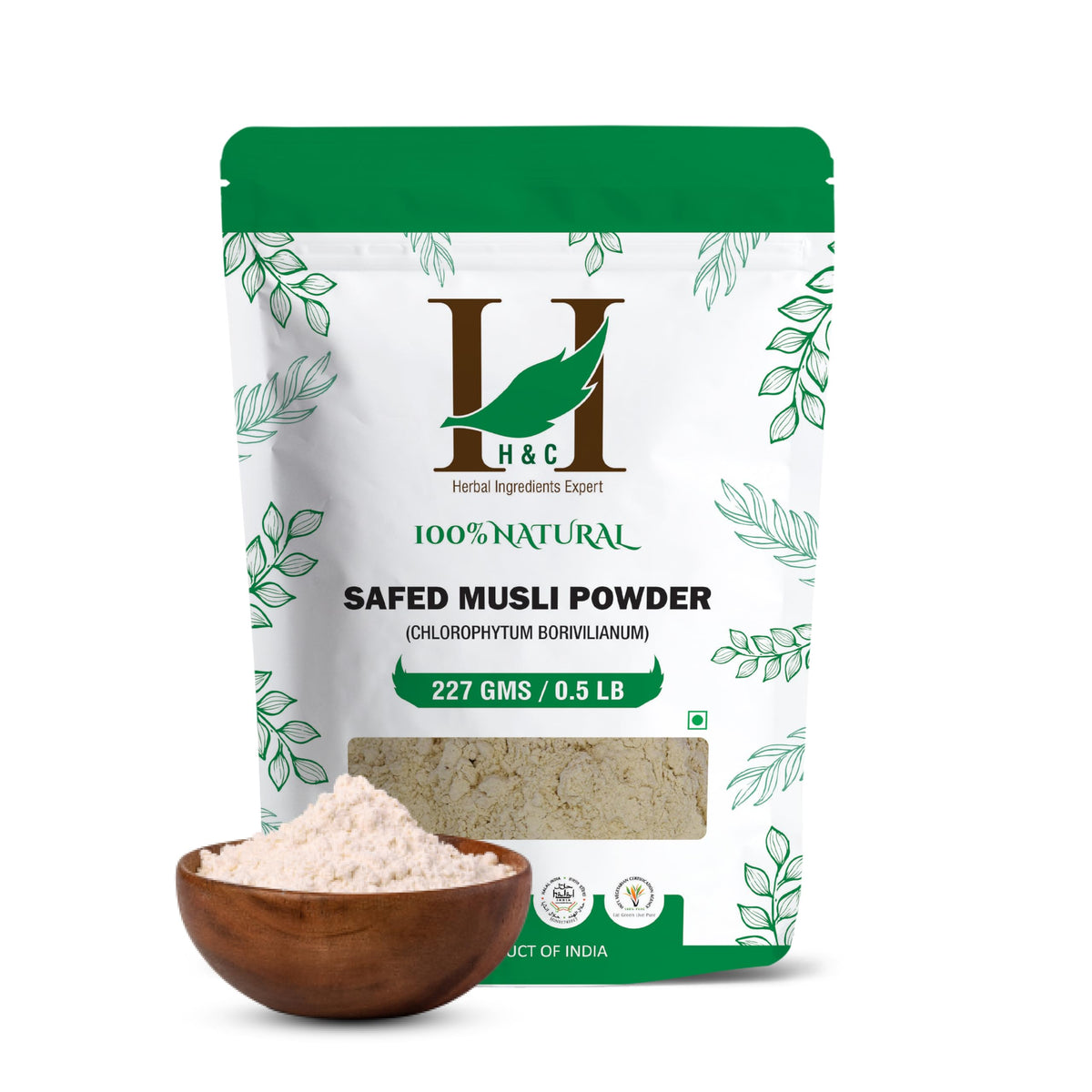 H&C Safed Musli Powder 227g front view