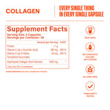 H' Habit Collagen Supplement with Vitamins C and E displayed