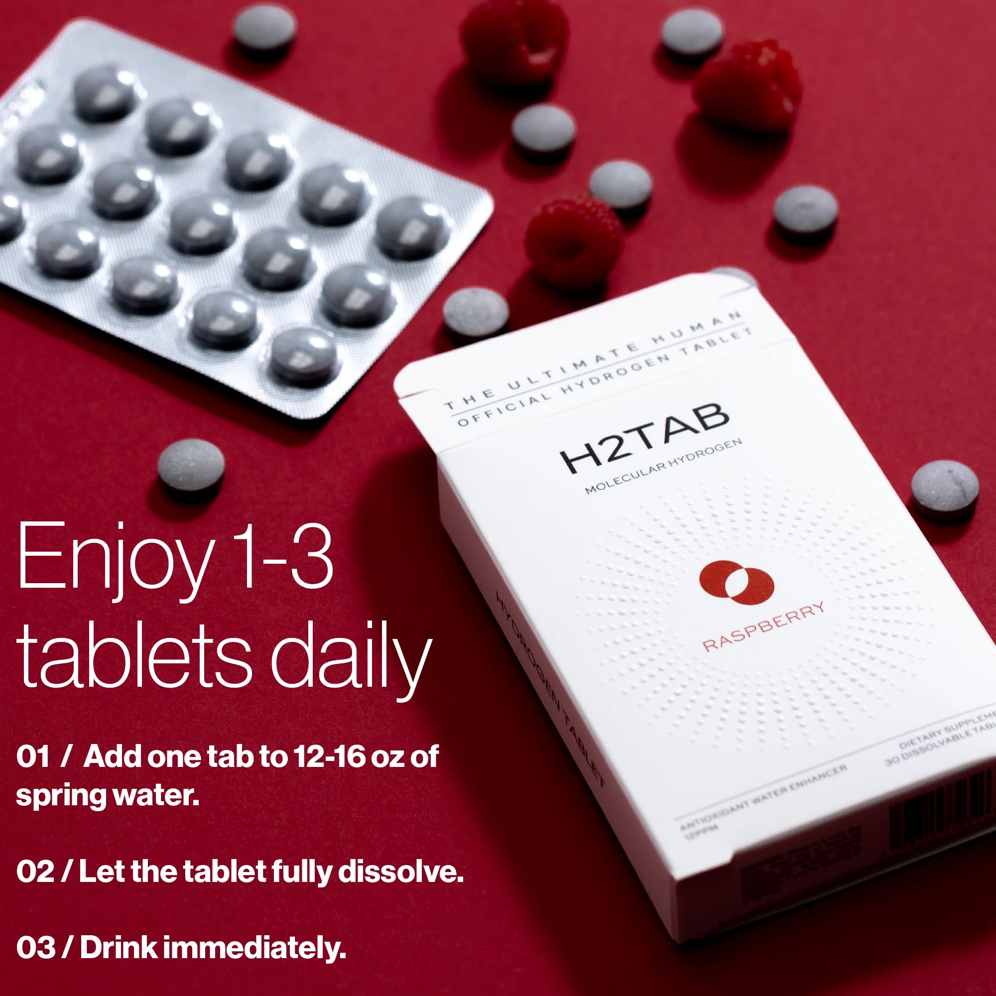 H2TAB Magnesium Hydrogen Tablets 12PPM lifestyle scene