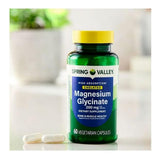 H4U Magnesium Glycinate 200mg Capsules bottle with label