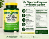 H4U Probiotic Multi-Enzyme Tablets displayed on a wooden table