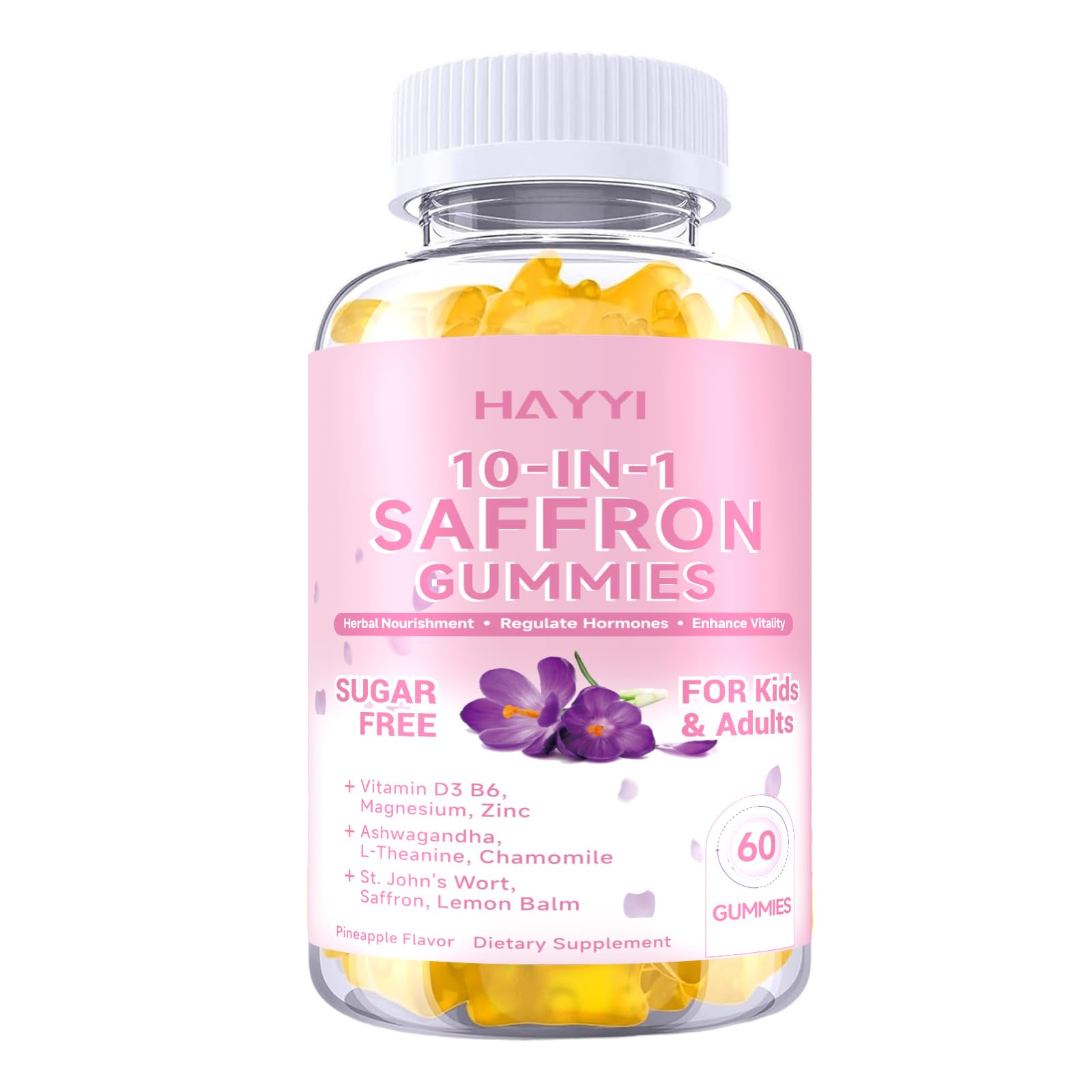 HAAYI Ashwagandha chewable supplements front view packaging