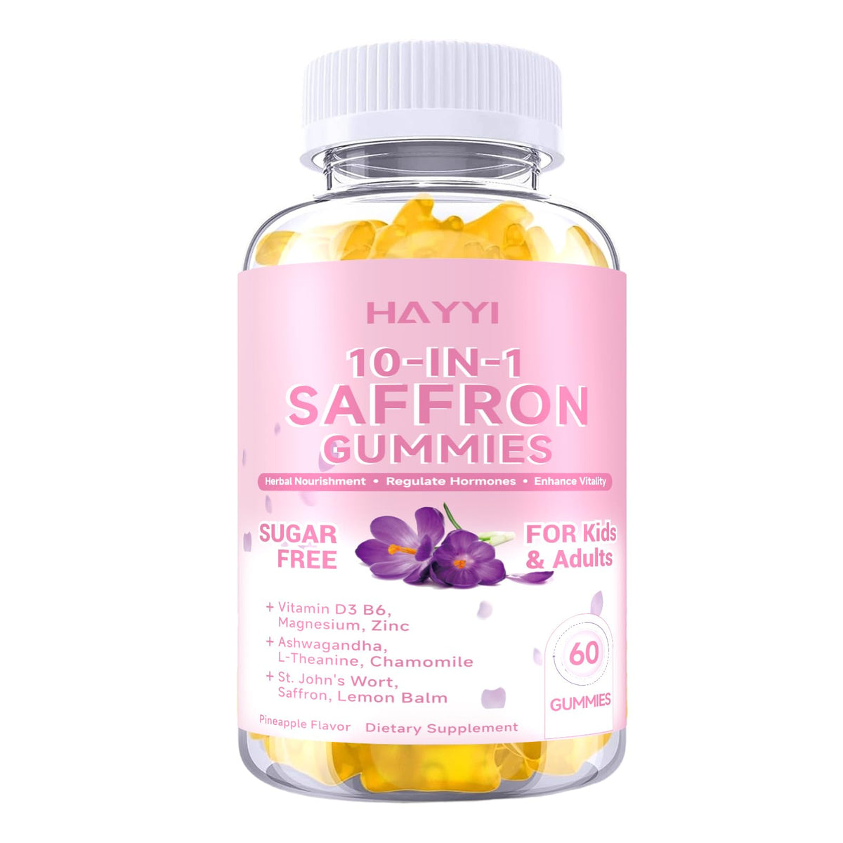 HAAYI Ashwagandha chewable supplements front view packaging