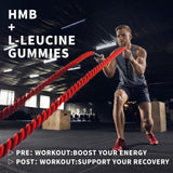 HAAYI HMB and Leucine Gummies serving suggestion