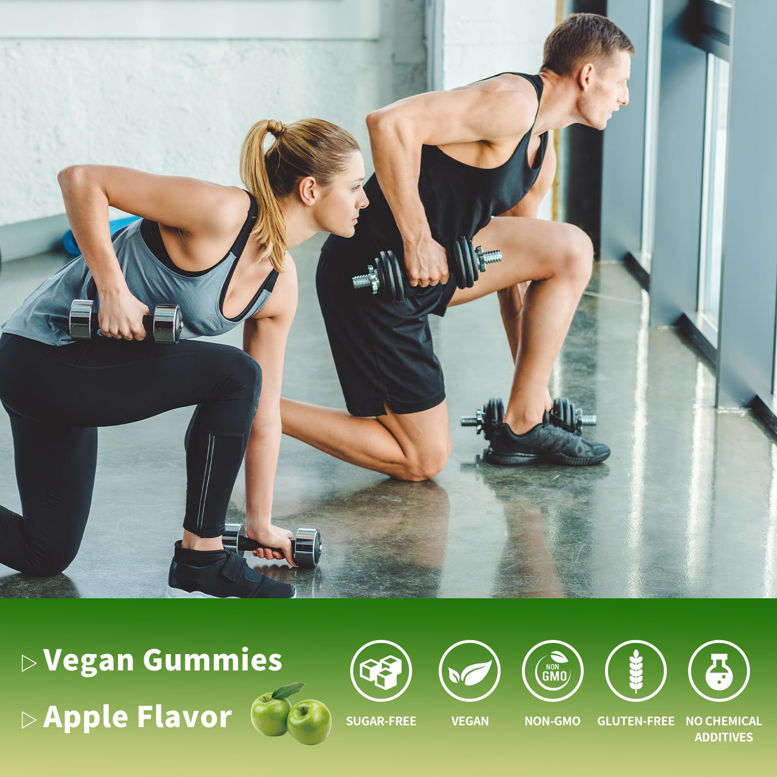 HAAYI HMB and Leucine Gummies with fruit