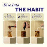 HABIT ONE Instant Coffee with Mushroom Blend cup of coffee