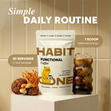 HABIT ONE Instant Coffee with Mushroom Blend serving suggestion