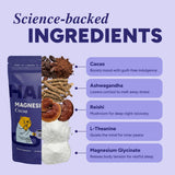 HABIT ONE Sleep Supplement Cocoa Blend scoop with powder