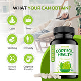 HABIZIYA Cortisol Support Supplement 15-in-1 side view