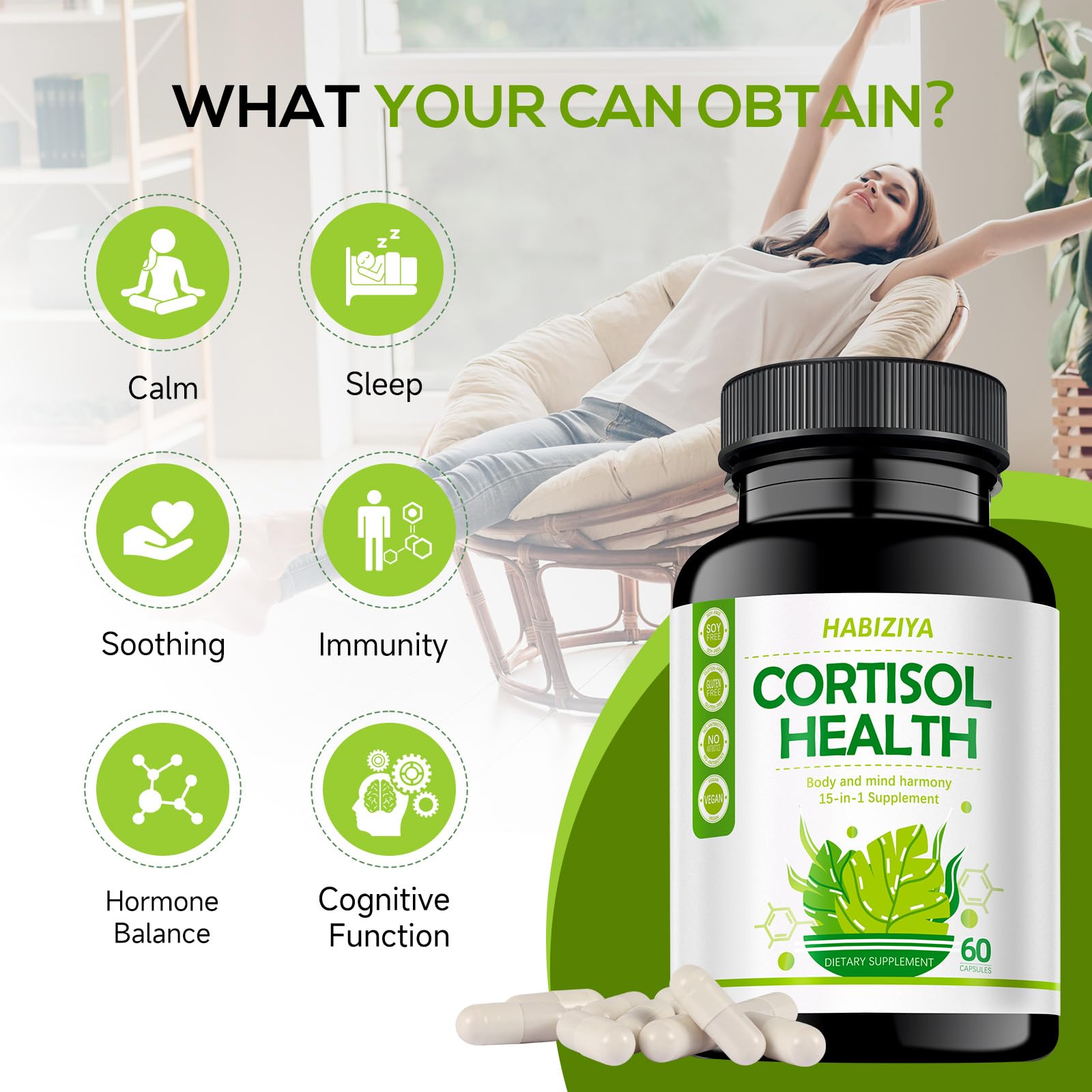 HABIZIYA Magnesium Glycinate Supplement packaging