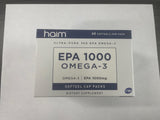 HAIM EPA1000 Fish Oil Supplement softgel close-up