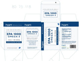 HAIM EPA1000 Fish Oil Supplement with a glass of water