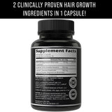 Hair Thickness Maximizer Biotin Supplement with fresh flowers