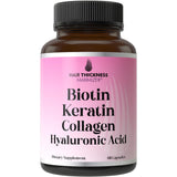 Hair Thickness Maximizer Hair Vitamins 10,000mcg Biotin front view