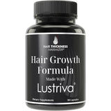 Hair Thickness Maximizer Lustriva Biotin Supplement front view