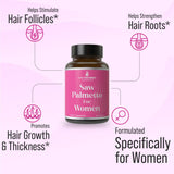 Hair Thickness Maximizer Saw Palmetto Supplement bottle side view