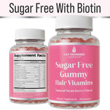 Hair Thickness Maximizer Sugar-Free Hair Gummy Vitamins close-up
