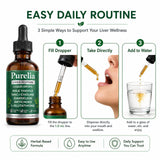 hairhalo Liver Restore Drops with complementary ingredients