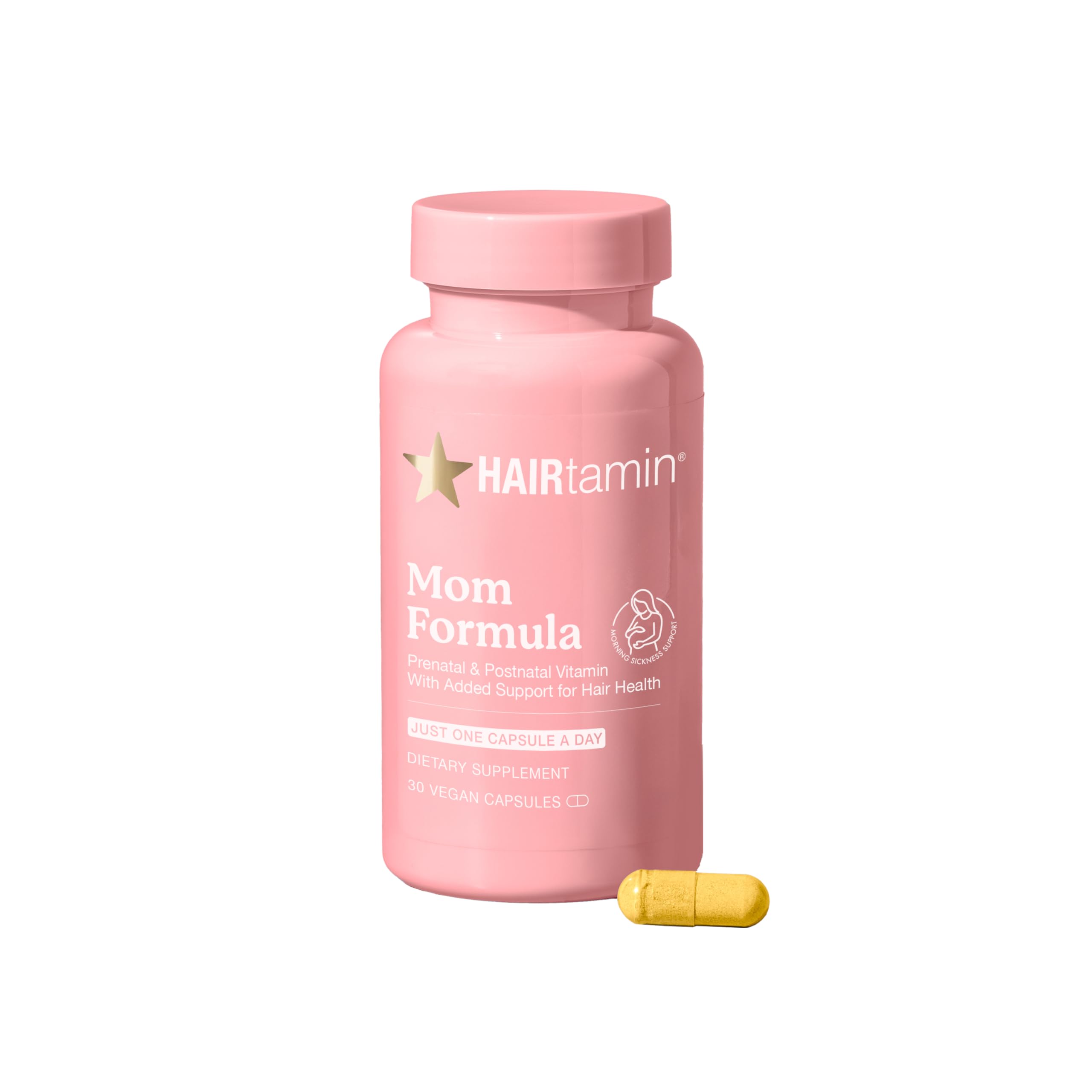 HAIRtamin Prenatal & Postnatal Multivitamin 30 Capsules front view