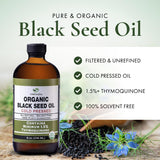 HalalEveryDay Black Seed Oil 227g bottle side view