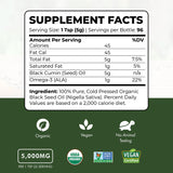 HalalEveryDay Black Seed Oil 227g bottle with ingredients listed