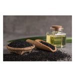 Halaleveryday black seed oil bottle side view