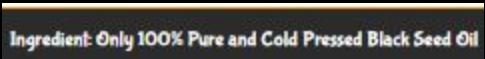 HalalEveryDay Black Seed Oil with fresh Nigella Sativa seeds