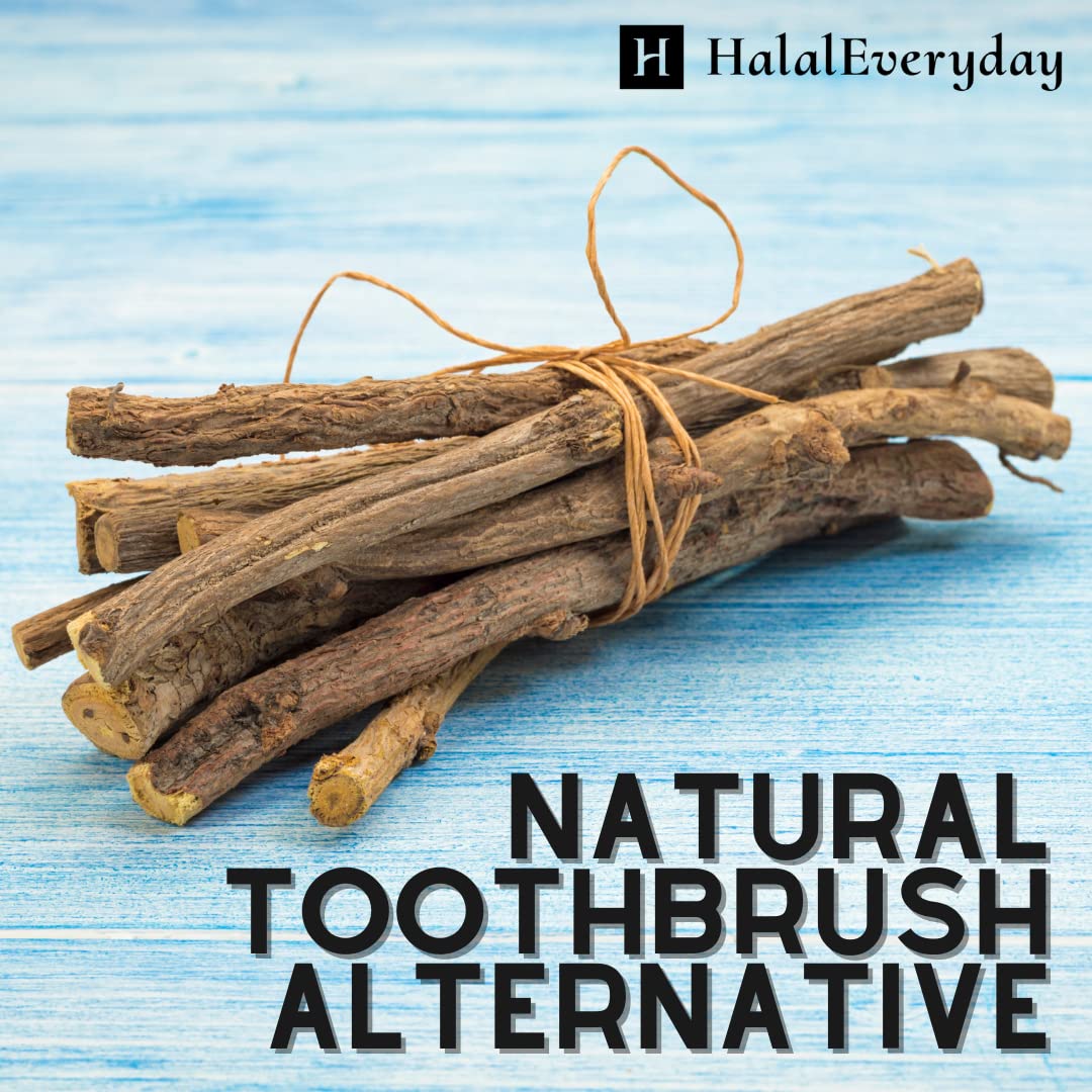 HalalEveryDay Licorice Root 100g back view with nutritional information