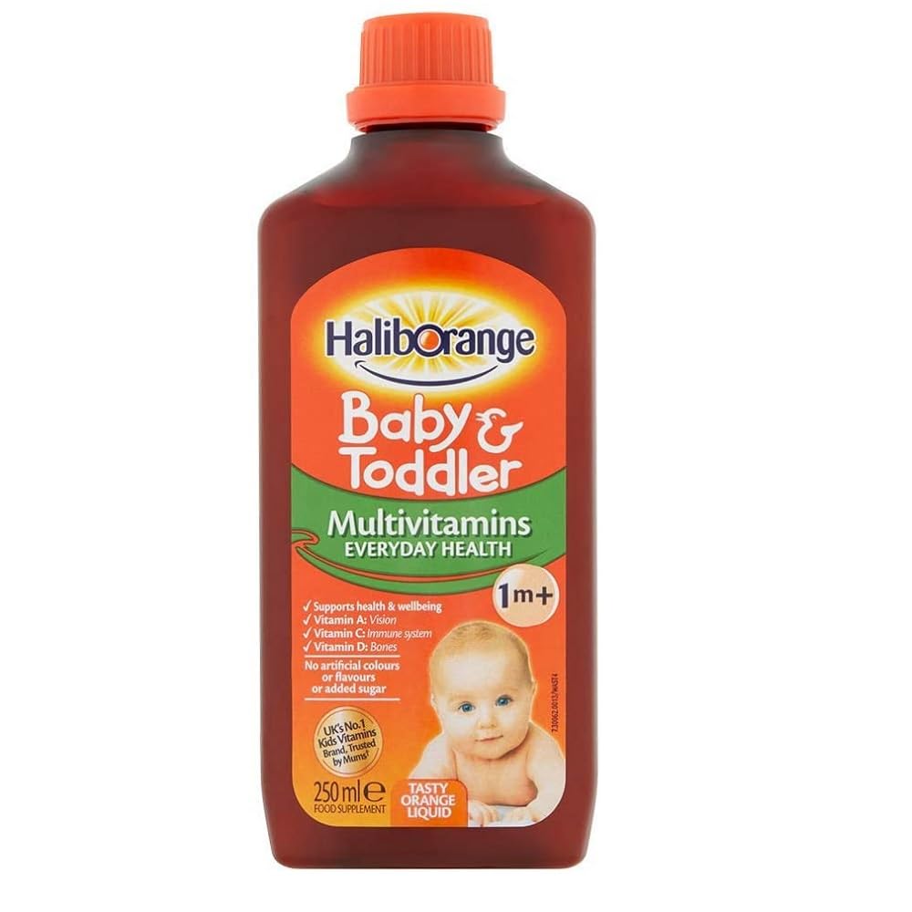 Haliborange Baby and Toddler Multivitamin Liquid 250ml front view