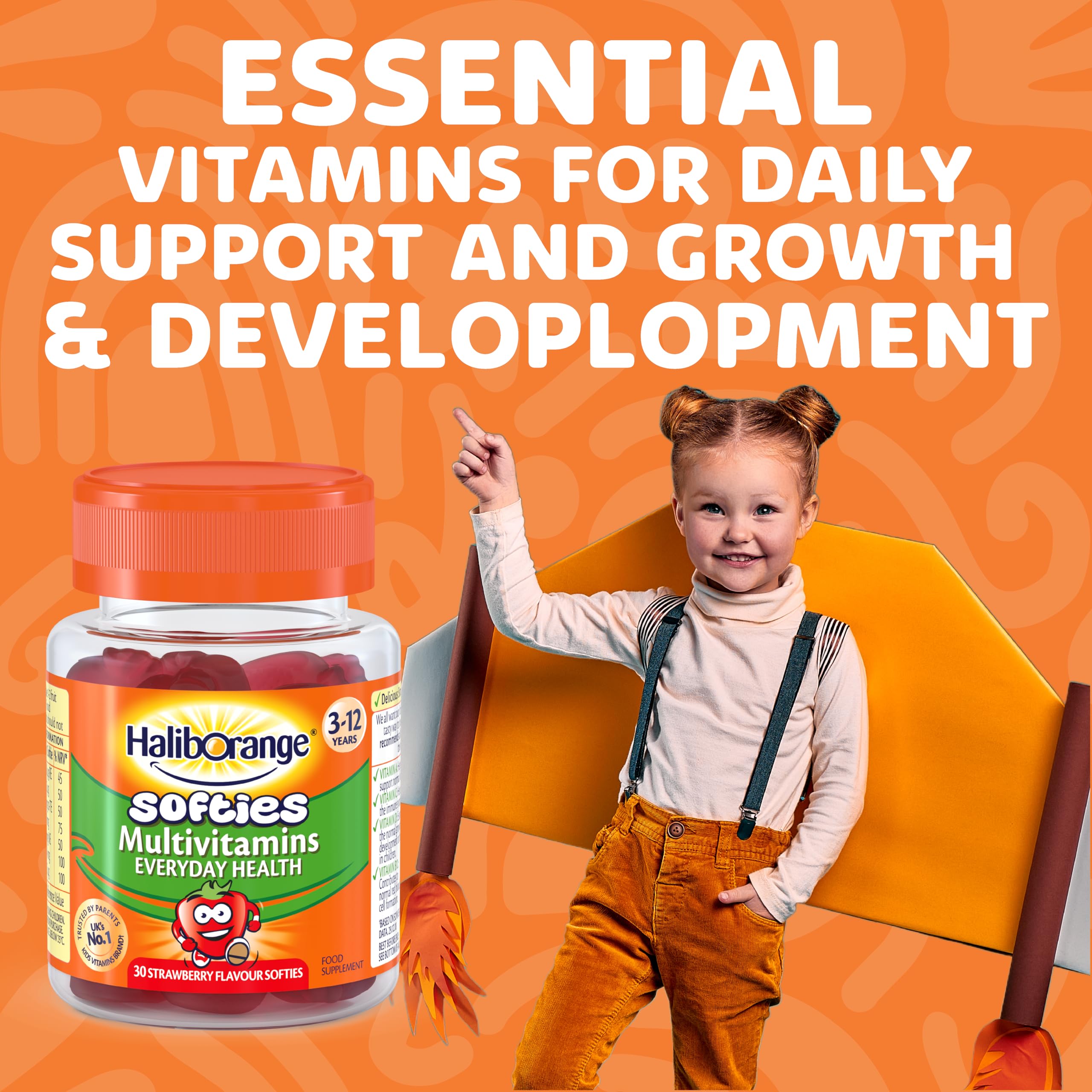 Haliborange Multivitamin Softies Strawberry packaging