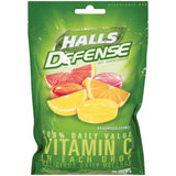 HALLS Vitamin C Supplement Drops 621g fruit flavour packaging front view