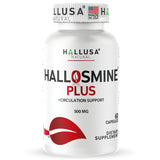 Hallusa Natural Diosmin 500mg Capsules front view with packaging