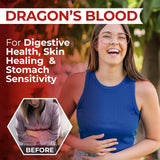 Hallusa Natural Dragon’s Blood 1000mg Capsules close-up of capsules