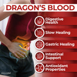 Hallusa Natural Dragon’s Blood 1000mg Capsules side view