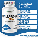 Hallusa Natural Saw Palmetto 810mg supplement side view