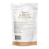 Halo Naturals Organic Slippery Elm Bark Cut 113g back view