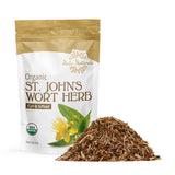 Halo Naturals Organic St. John's Wort Herb Cut & Sifted front view