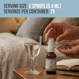 Hampton Distribution Melatonin Sleep Spray 3mg side view