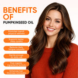 hanachi Pumpkin Seed Oil Capsules bottle side view