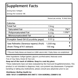 hanachi Pumpkin Seed Oil Capsules bottle side view
