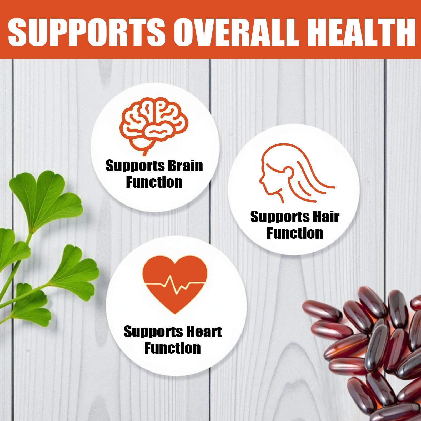 hanachi Pumpkin Seed Oil Capsules with a measuring spoon